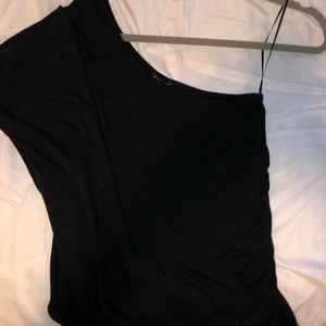 Express one shoulder tank